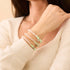 Eau de rose | Argent sterling .925 | Bracelet Verre Luciole